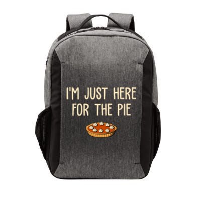 Im Just Here For The Pie Funny Holiday Vector Backpack