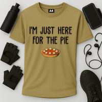 Im Just Here For The Pie Funny Holiday Cooling Performance Crew T-Shirt