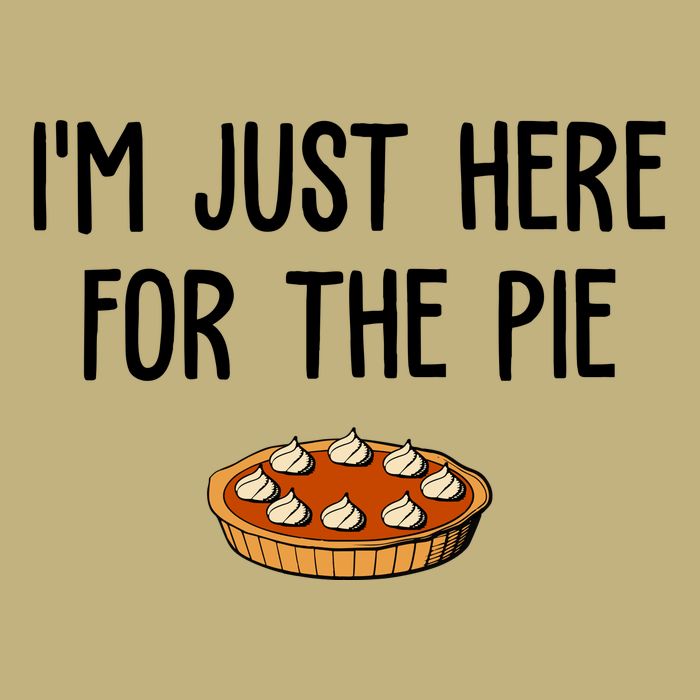 Im Just Here For The Pie Funny Holiday Cooling Performance Crew T-Shirt