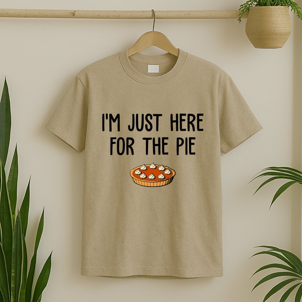 Im Just Here For The Pie Funny Holiday T-Shirt