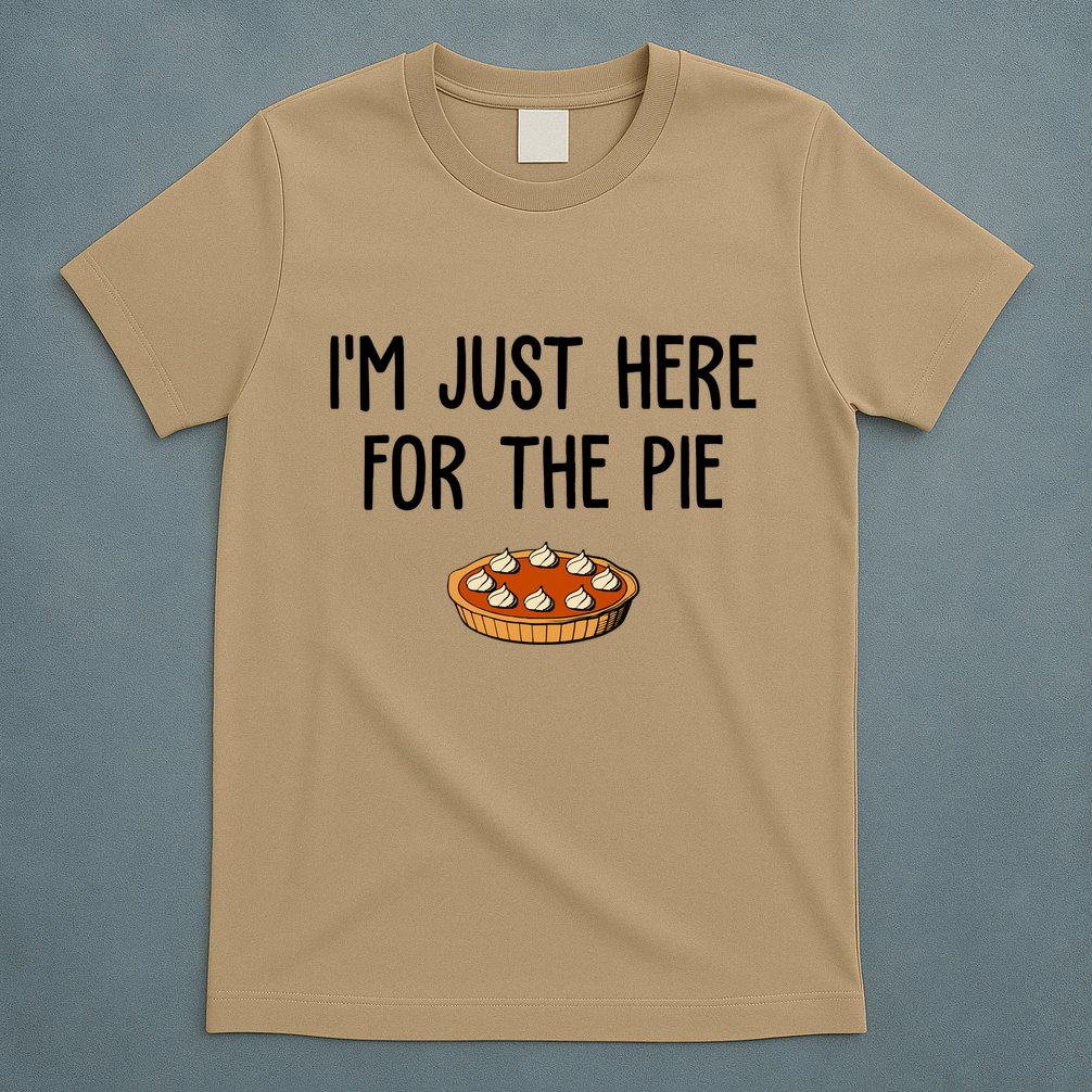 Im Just Here For The Pie Funny Holiday T-Shirt