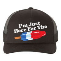 Im Just Here For The Popsicle Funny Bomb Retro 80s Pop Gift Yupoong Adult 5-Panel Trucker Hat