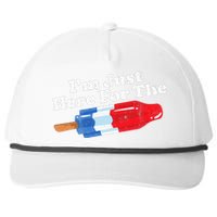 Im Just Here For The Popsicle Funny Bomb Retro 80s Pop Gift Snapback Five-Panel Rope Hat