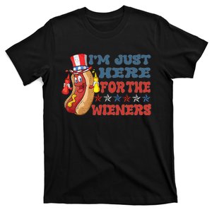 I'm Just Here For The Wieners T-Shirt