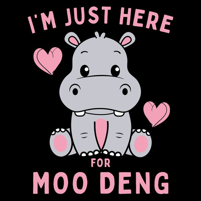 IM Just Here For Moo Deng 16oz Travel Tumbler