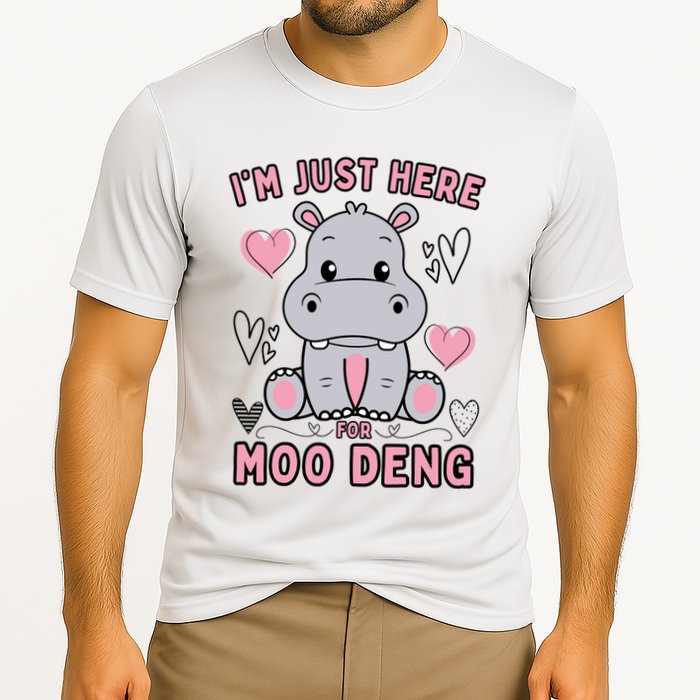 IM Just Here For Moo Deng Performance Shirt