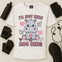 IM Just Here For Moo Deng Performance Shirt