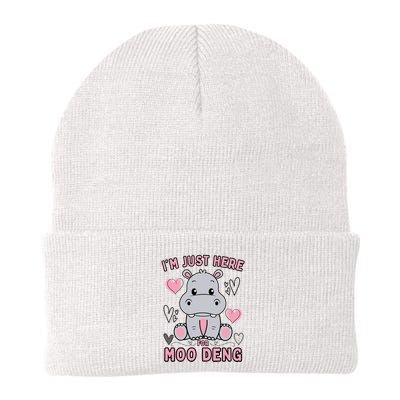 IM Just Here For Moo Deng Beanie