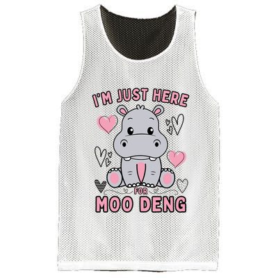 IM Just Here For Moo Deng Mesh Reversible Basketball Jersey Tank