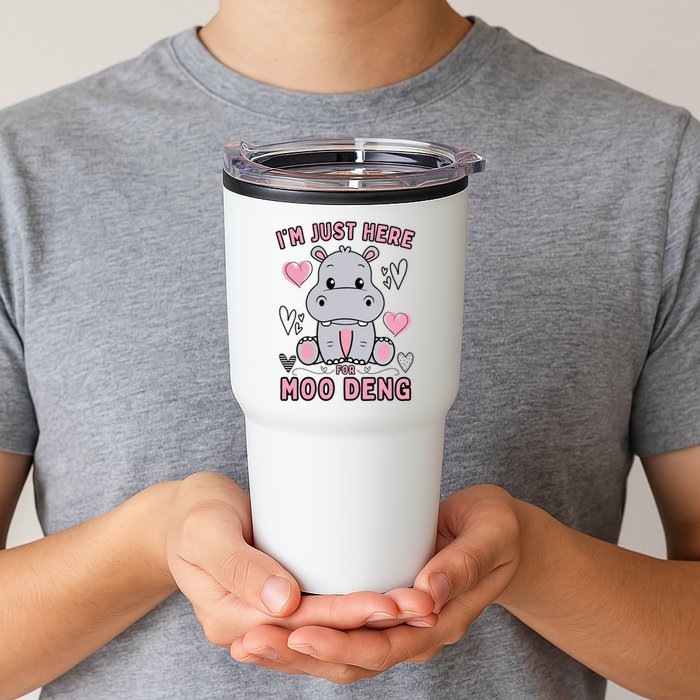 IM Just Here For Moo Deng Tumbler