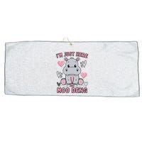 IM Just Here For Moo Deng Large Microfiber Waffle Golf Towel