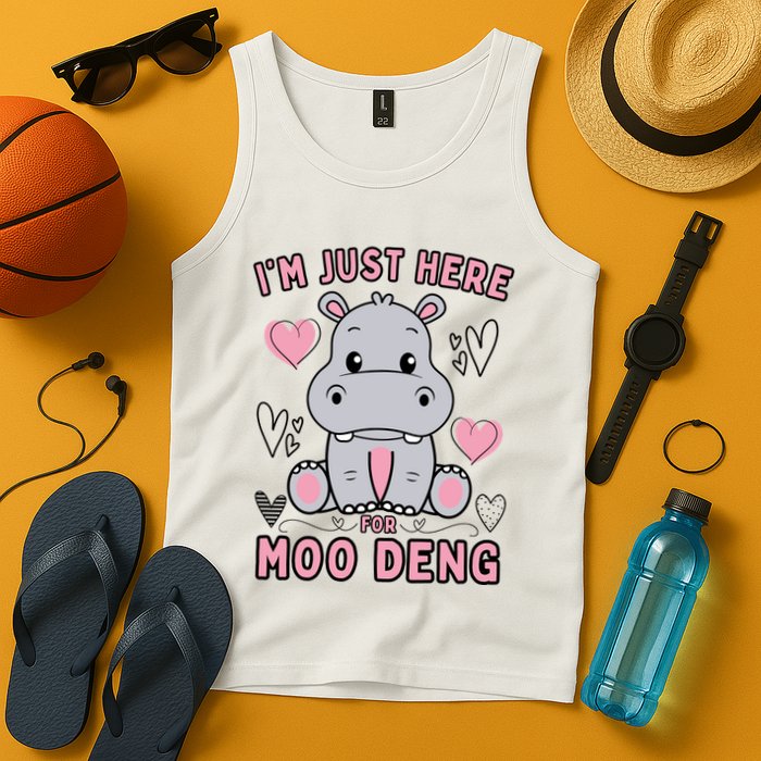 IM Just Here For Moo Deng Tank Top