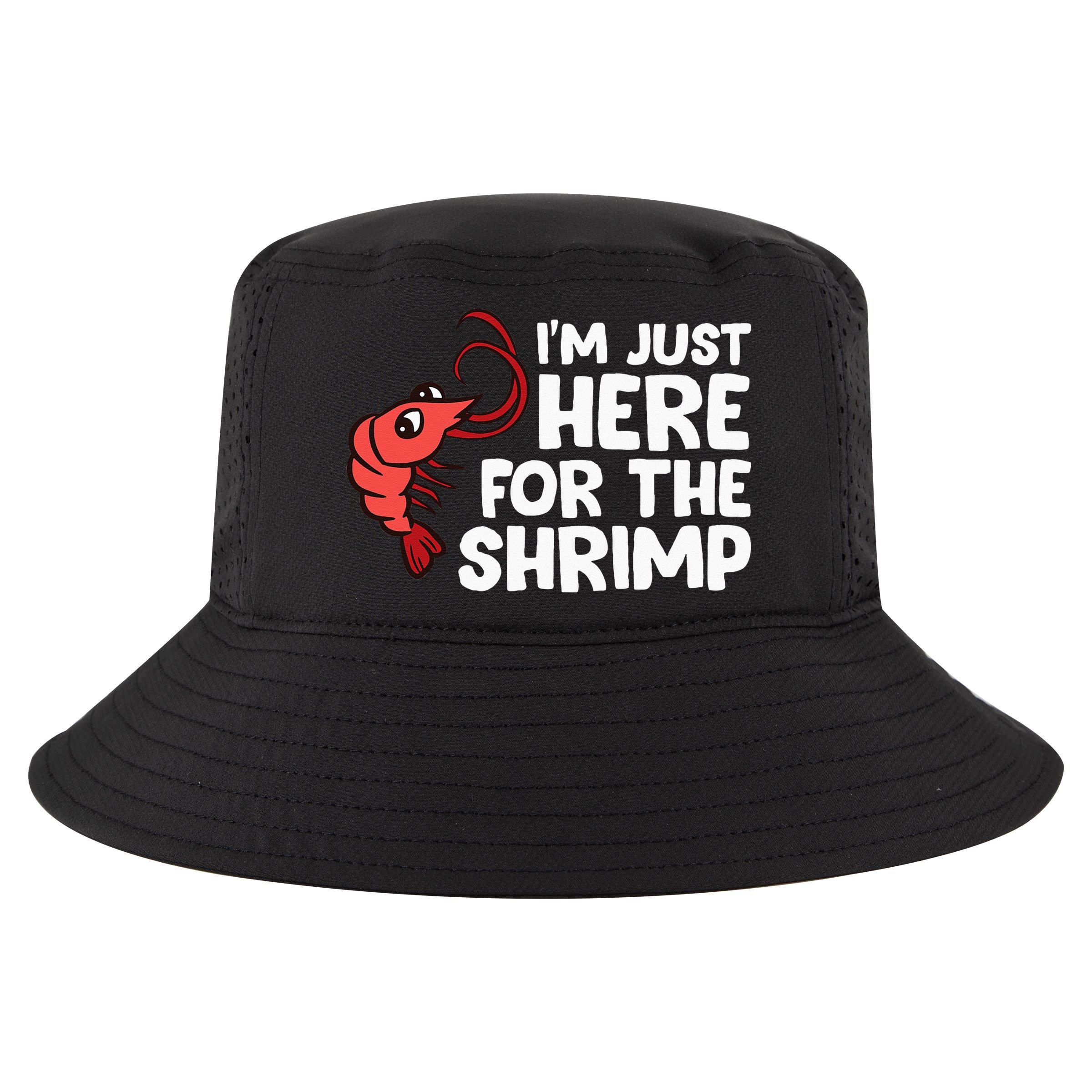 Im Just Here For The Shrimp Seafood Shrimp Cool Comfort Performance Bucket Hat