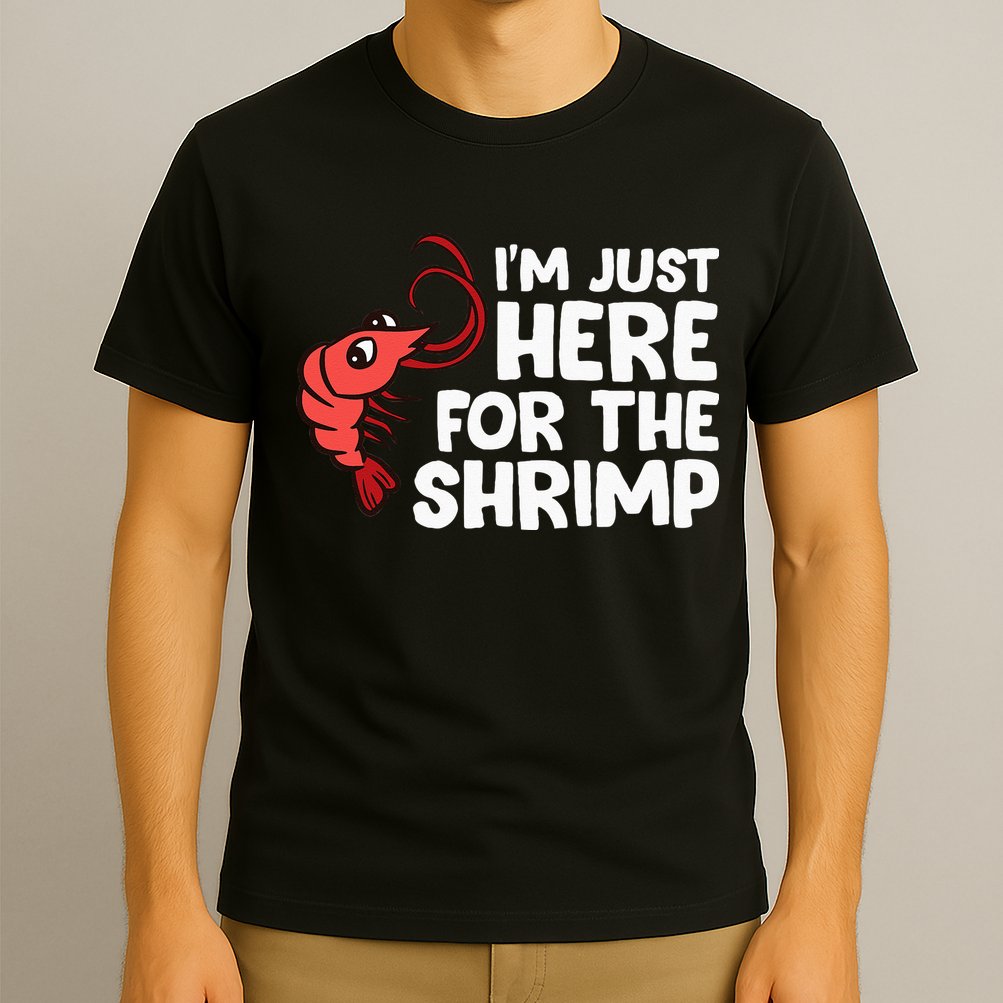 Im Just Here For The Shrimp Seafood Shrimp T-Shirt