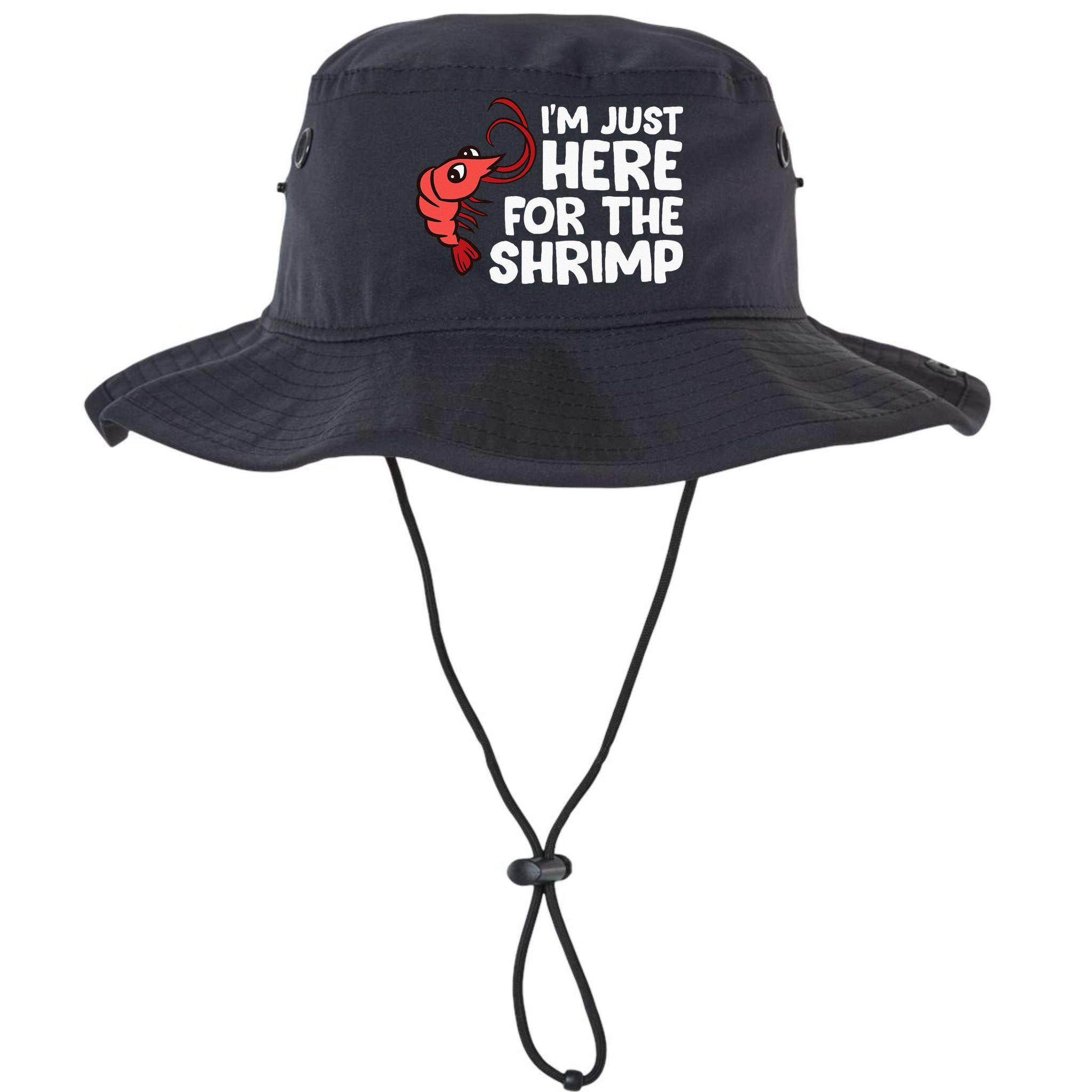 Im Just Here For The Shrimp Seafood Shrimp Bucket Hat