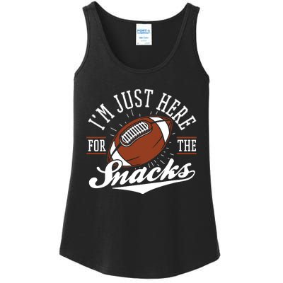 IM Just Here For The Snacks Funny Fantasy Football League Ladies Essential Tank