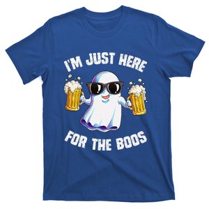 Im Just Here For The Boos Funny Halloween Ghost Funny Funny T-Shirt