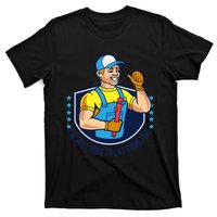 I'M JUST HERE TO LAY SOME PIPE Funny Plumber Pipefitter Joke T-Shirt