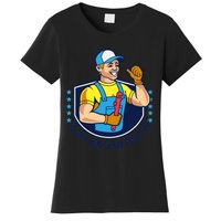 I'M JUST HERE TO LAY SOME PIPE Funny Plumber Pipefitter Joke Women's T-Shirt