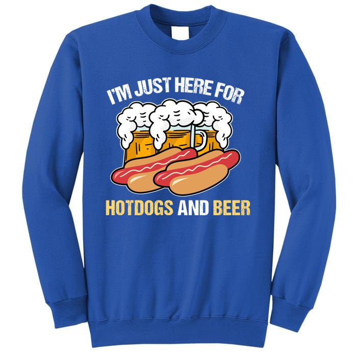 Im Just Here For Hot Dogs And Beer Gift Sweatshirt