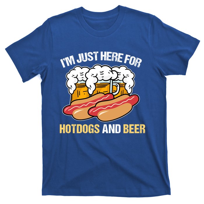 Im Just Here For Hot Dogs And Beer Gift T-Shirt