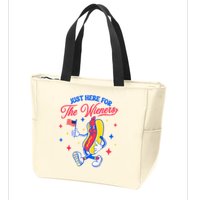 IM Just Here For The Wieners 4th Of July Hot Dog Zip Tote Bag