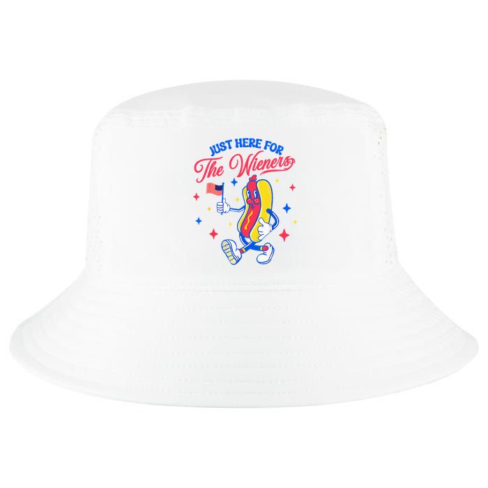 IM Just Here For The Wieners 4th Of July Hot Dog Cool Comfort Performance Bucket Hat