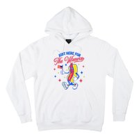 IM Just Here For The Wieners 4th Of July Hot Dog Hoodie