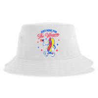 IM Just Here For The Wieners 4th Of July Hot Dog Sustainable Bucket Hat
