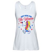 IM Just Here For The Wieners 4th Of July Hot Dog Ladies Essential Flowy Tank