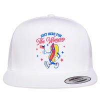 IM Just Here For The Wieners 4th Of July Hot Dog Flat Bill Trucker Hat