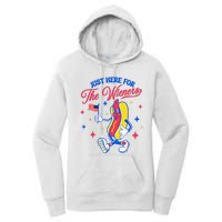 IM Just Here For The Wieners 4th Of July Hot Dog Women's Pullover Hoodie