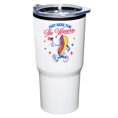 IM Just Here For The Wieners 4th Of July Hot Dog Tumbler