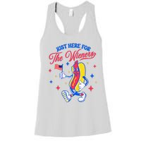 IM Just Here For The Wieners 4th Of July Hot Dog Women's Racerback Tank