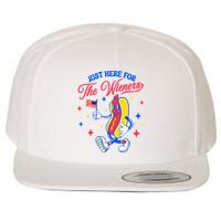 IM Just Here For The Wieners 4th Of July Hot Dog Wool Snapback Cap
