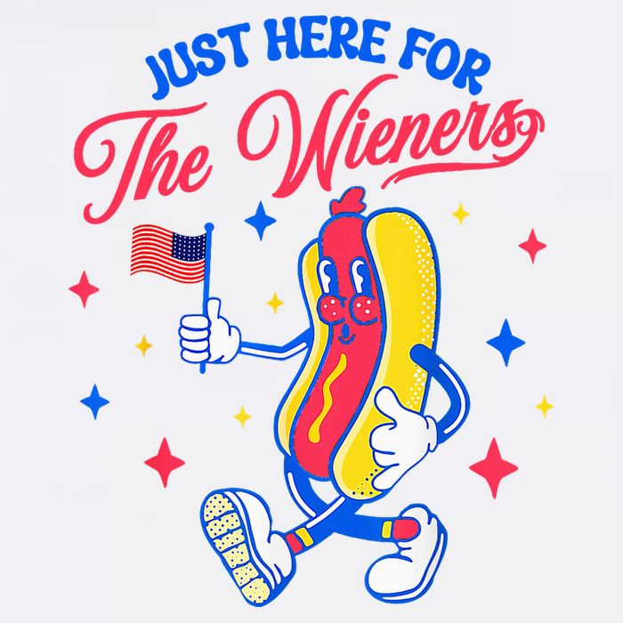 IM Just Here For The Wieners 4th Of July Hot Dog Wool Snapback Cap