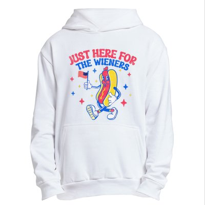 IM Just Here For The Wieners 4th Of July Hot Dog Urban Pullover Hoodie