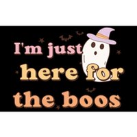 Im Just Here For The Boos Funny Gift Halloween Ghost Bumper Sticker