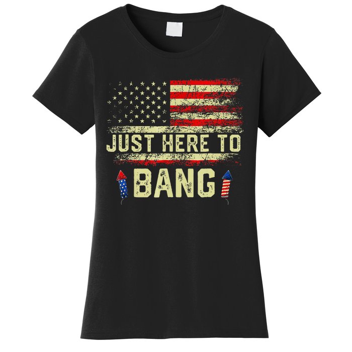 IM Just Here To Funny Bang 4th Of July Women's T-Shirt