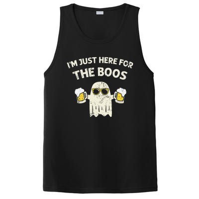 Im Just Here For The Boos Halloween Beer Lovers Drinking PosiCharge Competitor Tank