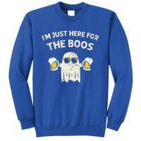 Im Just Here For The Boos Halloween Beer Lovers Drinking Sweatshirt