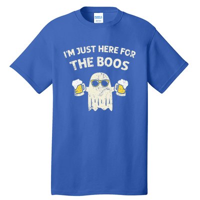 Im Just Here For The Boos Halloween Beer Lovers Drinking Tall T-Shirt