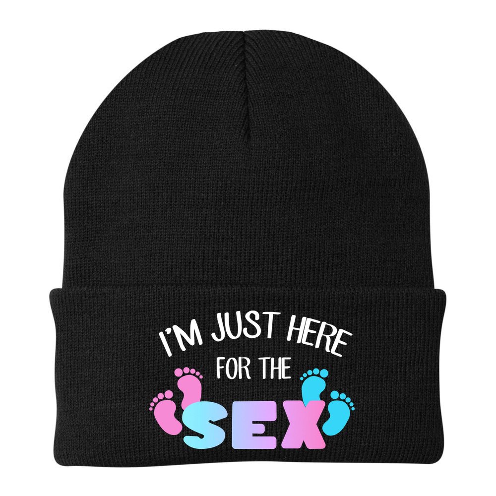 I'm Just Here For The Sex Gender Reveal Beanie