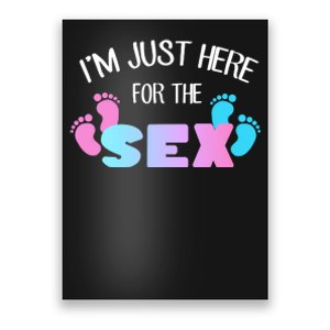 I'm Just Here For The Sex Gender Reveal Poster