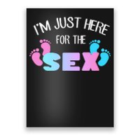 I'm Just Here For The Sex Gender Reveal Poster