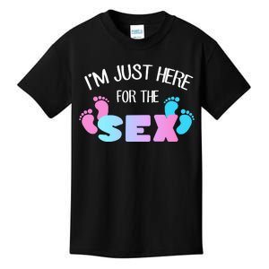 I'm Just Here For The Sex Gender Reveal Kids T-Shirt