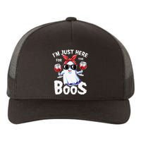 Im Just Here For The Boos Halloween Women Ghost Cute Funny Yupoong Adult 5-Panel Trucker Hat