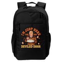 IM Just Here For The Deviled Eggs Fun Trump 47th President Backpack