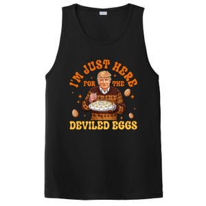 IM Just Here For The Deviled Eggs Fun Trump 47th President PosiCharge Competitor Tank