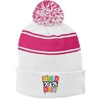 I'm Just Here For Field Day 2025 Games For Field Day 2025 Games Team Teacher  Stripe Pom Pom Beanie